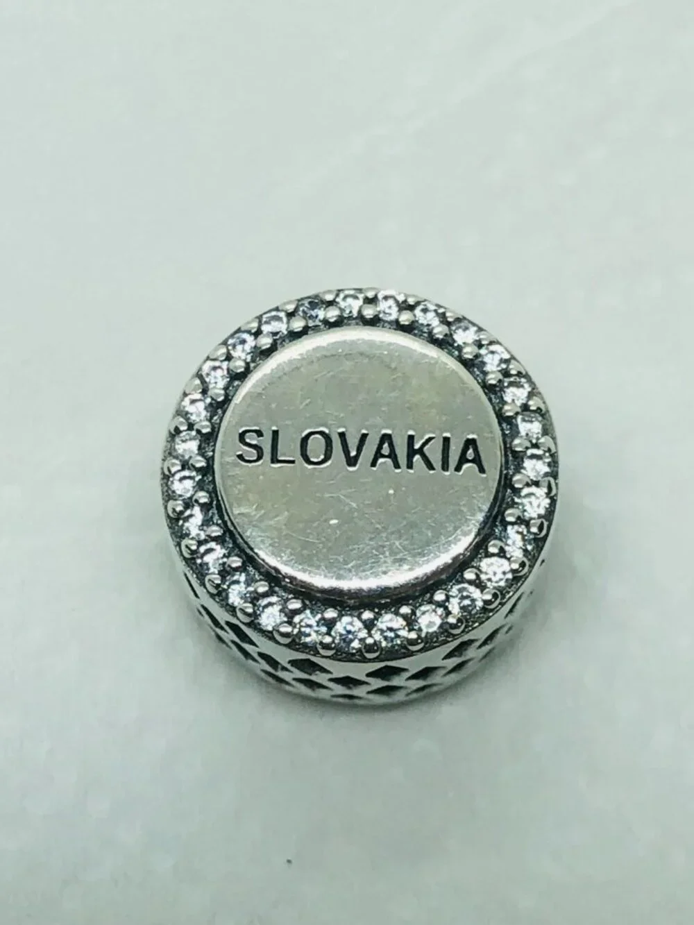 ✨ ✨Pandora Flag of Slovakia Bead charm S925 Silver with box